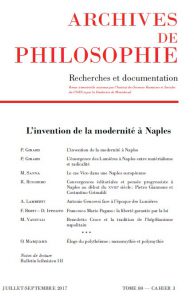 Archives de Philosophie – L’invention de la modernité à Naples